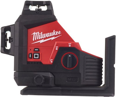Milwaukee m12 3pl-0c | M12 dreidimensionaler Laser mit 3 grünen 360°-Laserkreisen - 4933478103 - 4933478103