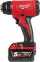 Milwaukee M18 BHG-502C Akku-Heißluftpistole – 18 V 5,0 Ah Li-Ion – 4933459772