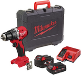 Milwaukee M18 BLPDRC-422C M18 Schlagbohrmaschine 60 nm kompakt bürstenlos, 1 x 4,0 Ah 1 x 2,0 Ah – 4933492825 - afbeelding 1