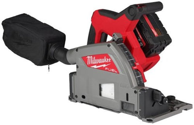 Milwaukee M18 FPS55-552P Tauchsäge mit Kraftstoffbatterie | 18v | 2 x 5,5 Ah Akku + Schnellladegerät | in der Packout-Toolbox 4933478778