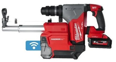 Milwaukee m18 onefhpx del-552c | SDS-Plus Bohrhammer mit Staubabsaugung | einstellen | 2x 5,0-Ah-Batterie - 4933478498