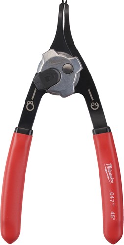 Milwaukee mittlere Sicherungsringzange – 45° Sicherungsringzange mittel 45° – 1,2 mm Spitze – 4932492491