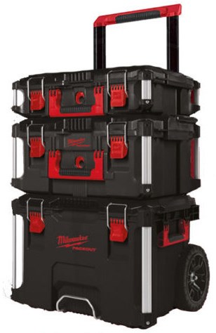 Milwaukee Packout 1 + 2 + 3 Aufbewahrungskoffer Komplettset – 4932464244
