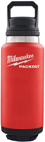 Milwaukee Packout™ 1065 ml Flasche mit Deckel rot – 4932493467