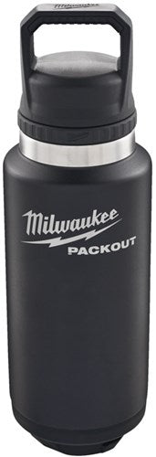Milwaukee Packout™ 1065 ml Flasche mit Deckel schwarz – 4932493468