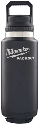 Milwaukee Packout™ 1065 ml Flasche mit Deckel schwarz – 4932493468
