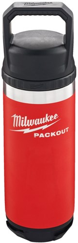 Milwaukee Packout™ 532 ml Flasche mit Deckel rot – 4932493991
