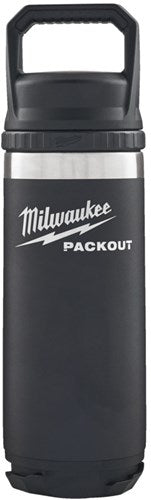 Milwaukee Packout™ 532 ml Flasche mit Deckel schwarz – 4932493992
