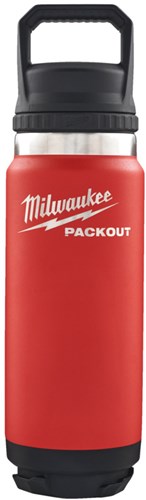 Milwaukee Packout™ 710 ml Flasche mit Deckel rot – 4932493465
