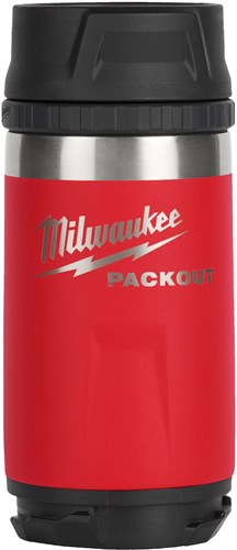 Milwaukee Packout™ Flasche mit Trinkverschluss | 355ml | rot - 4932498977