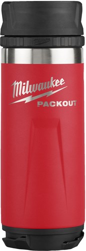 Milwaukee Packout™ Flasche mit Trinkverschluss | 532ml | rot - 4932493473