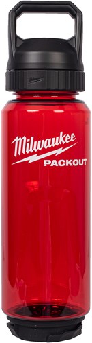 Milwaukee Packout™ Plastikflasche mit Trinkverschluss | 1005 ml | rot - 4932498637