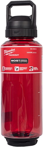 Milwaukee Packout™ Plastikflasche mit Trinkverschluss | 1420 ml | rot - 4932498638