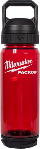 Milwaukee Packout™ Plastikflasche mit Trinkverschluss | 740 ml | rot - 4932498636