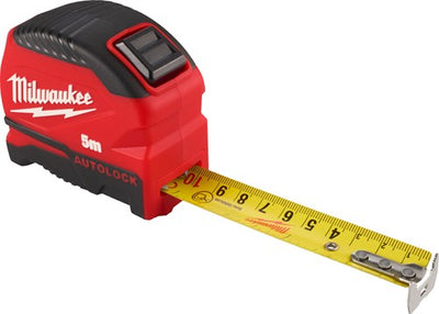 Milwaukee Maßband mit automatischer Verriegelung | 5 m x 25 mm – 4932498772