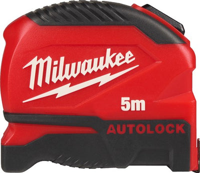 Milwaukee Maßband mit automatischer Verriegelung | 5 m x 25 mm – 4932498772