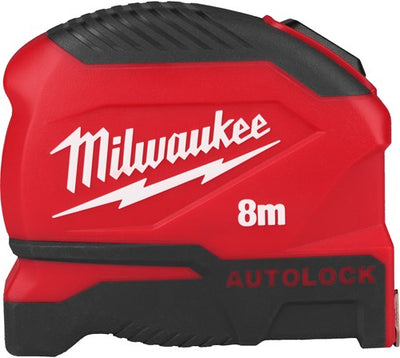 Milwaukee Maßband mit automatischer Verriegelung | 8 m x 25 mm – 4932498774