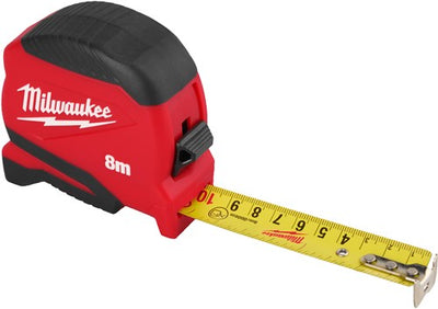 Milwaukee Maßband kompakt Gen II | 8 m x 25 mm – 4932498780
