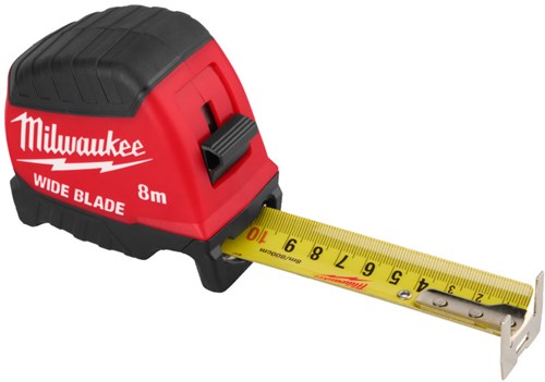 Milwaukee Maßband | breite Klinge | 8 m x 35 mm – 4932499205