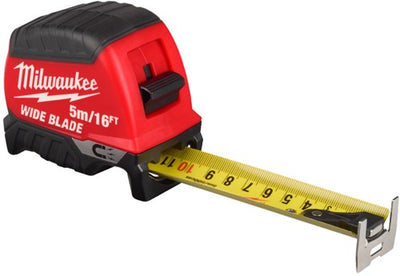 Milwaukee Maßband | breite Klinge | magnetisch | 16 Fuß 5 m x 35 mm – 4932499208