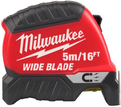 Milwaukee Maßband | breite Klinge | magnetisch | 16 Fuß 5 m x 35 mm – 4932499208