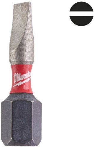 Milwaukee-Zubehör Milwaukee-Schraubenbit | Schockwelle | sl1,2x6,5 | 25mm | 3 Stück - 4932500388