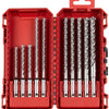 Milwaukee SDS-Plus-Bohrer-Set | mx4 | Auspackfertige Box | 5 6 6 x 115 6 6 8 8 8 10 x 165 12 x 160 mm - 4932500062