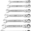 Milwaukee Maul- und Ratschenschlüsselsatz | maximaler Bissflex | 7-teilig - 4932478557