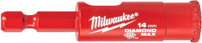 Milwaukee Fliesenbohrer | diamant max™ | 1 4 nass trocken | 14 mm 1 4 Sechskant – 4932498346