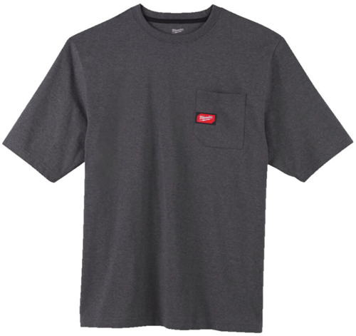 Milwaukee wtssgr l T-Shirt Arbeit Kurzarm grau l – 4932493010