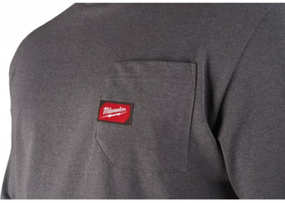 Milwaukee wtssgr XL T-Shirt Arbeit Kurzarm grau XL - 4932493011