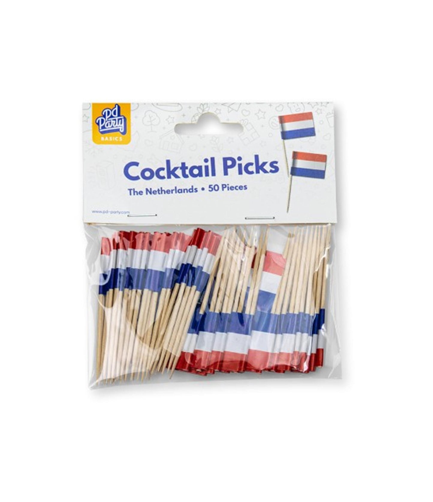 Paperdreams Cocktailspieße Niederlande 50 Stück