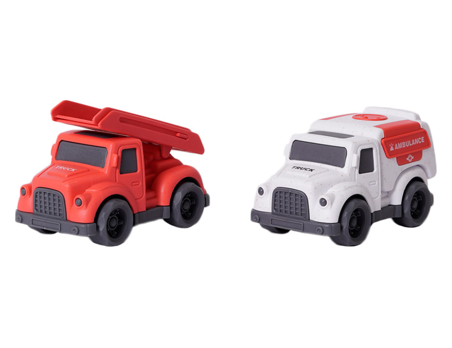 Biospielzeug-Truck-Set aus Biokunststoff – klein