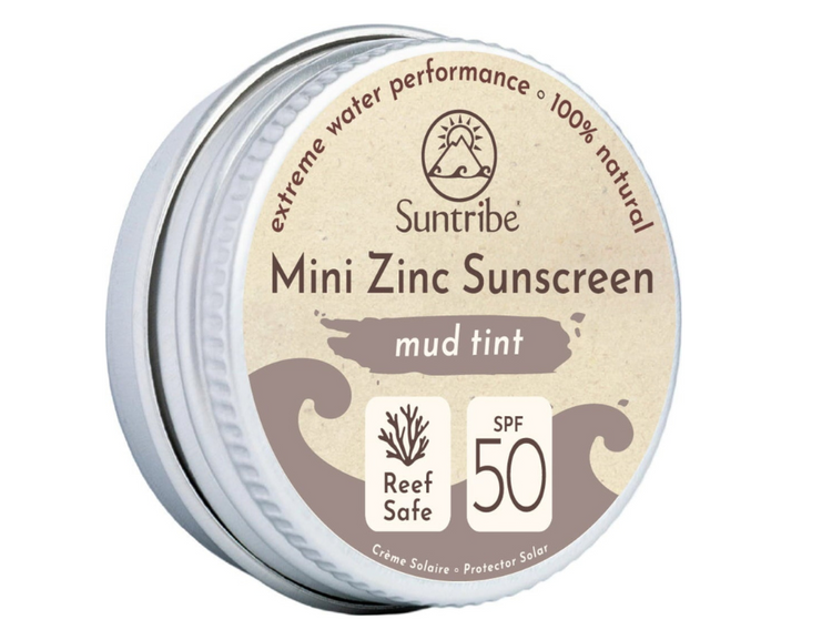 Suntribe Sonnenschutzmittel – Gesichtssport – Lichtschutzfaktor 50 – Schlammtönung – 15 g