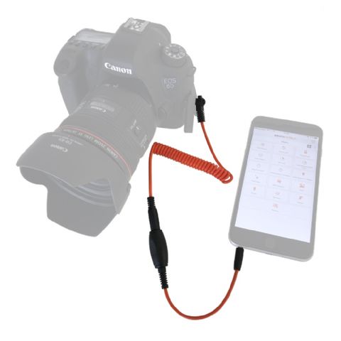 Miops Smartphone Fernbedienung MD-S2 mit S2-Kabel für Sony