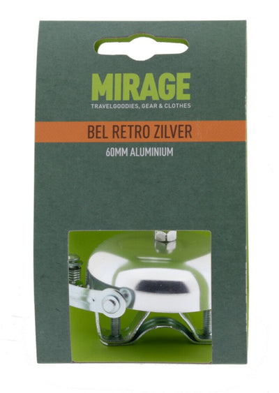 Mirage Glocke Retro Aluminium 60mm, Silber