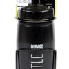 Mirage Wasserflasche mit Halter 600 ml schwarz