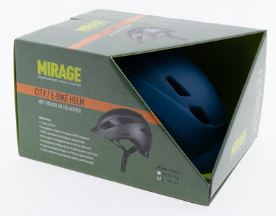 Mirage Helm City E-Bike 58-61cm mattblau