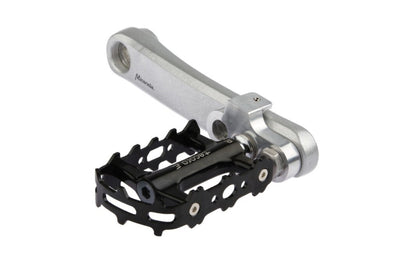 Mirage Kurbelwender mit Edelstahl -Bolzen -Aluminium T6 Silber