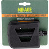 Mirage Pedale Deluxe Plastiksandpapier Schwarz schwarz