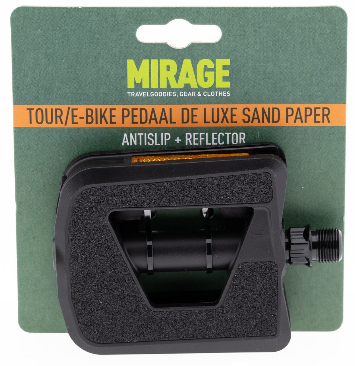 Mirage Pedale Deluxe Plastiksandpapier Schwarz schwarz