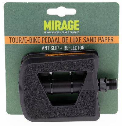 Mirage Pedale Deluxe Plastiksandpapier Schwarz schwarz