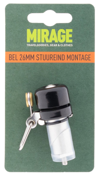 Mirage Rennglocke 26 mm Lenkerende 14,5–20 mm Stahl schwarz