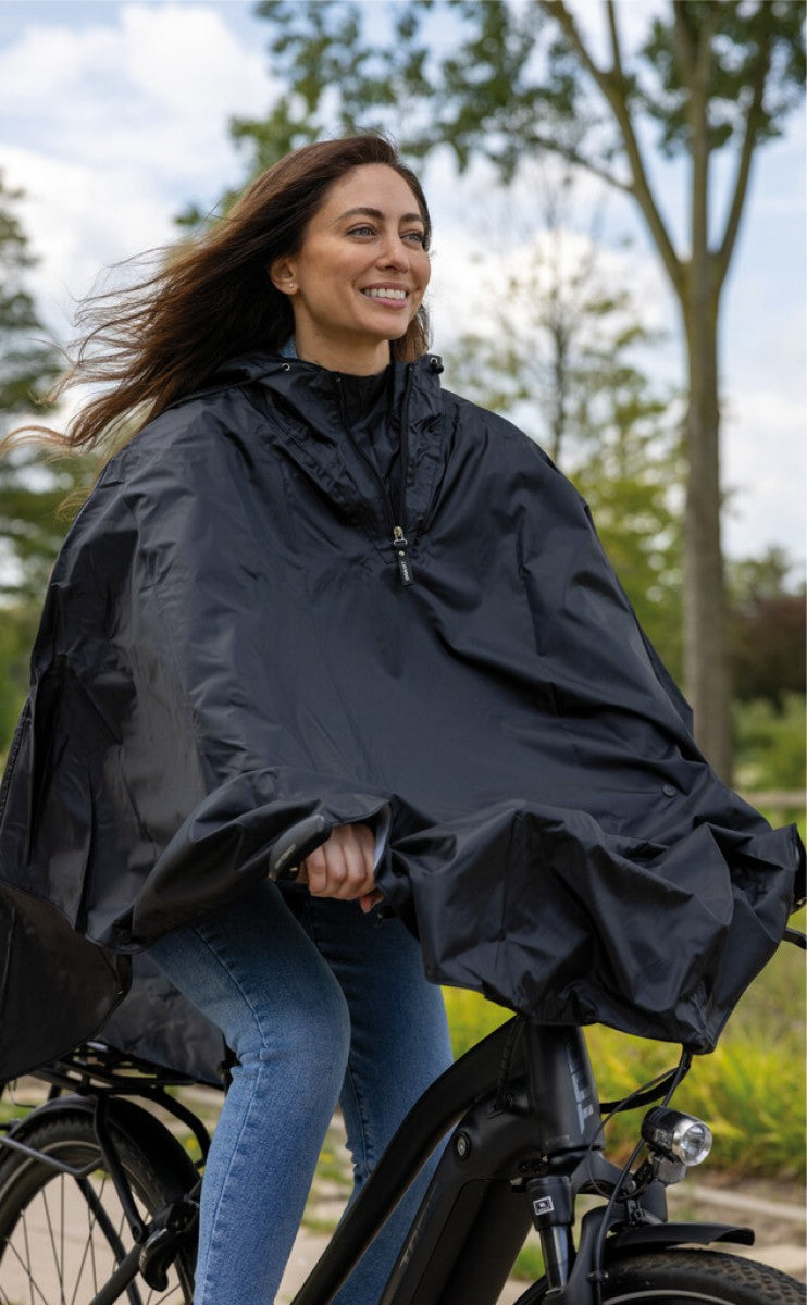 Regenponcho Mirage Polyester - schwarz