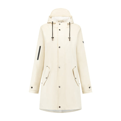 Mirage Regenmantel Niederschlag Trenchcoat Größe L aus Polyester weicher Berührung Weiß