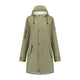 Mirage Regenmantel Niederschlag Trenchcoat Größe S aus Polyester weicher Touch Olivengrün