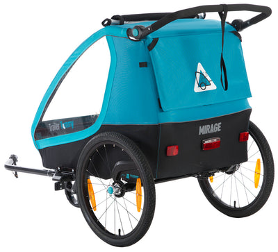 Mirage Tommy Children's Bike Cart - Aluminiumrahmen, Lebend, 3 -Point Gordel, Blau, 2021