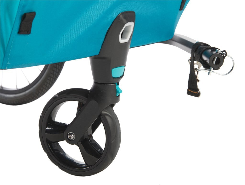 Mirage Tommy Children's Bike Cart - Aluminiumrahmen, Lebend, 3 -Point Gordel, Blau, 2021