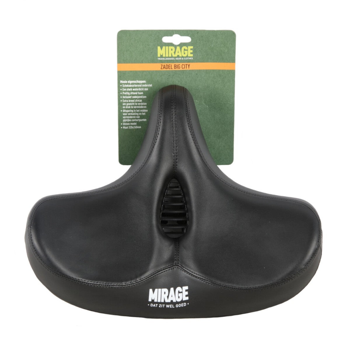 Mirage Tourzadel City Komfort 320x260mm schwarz auf der Karte