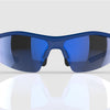 Mirage Sonnenbrille Sport mit 3 Paar Gläsern blau schwarz